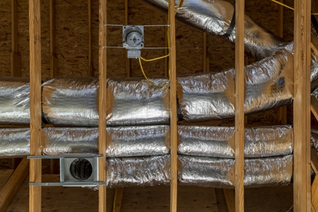 ductwork in a home