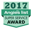 2017 Angies List Super Service Award logo